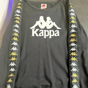 KAPPA Crewneck, Black/ Gold